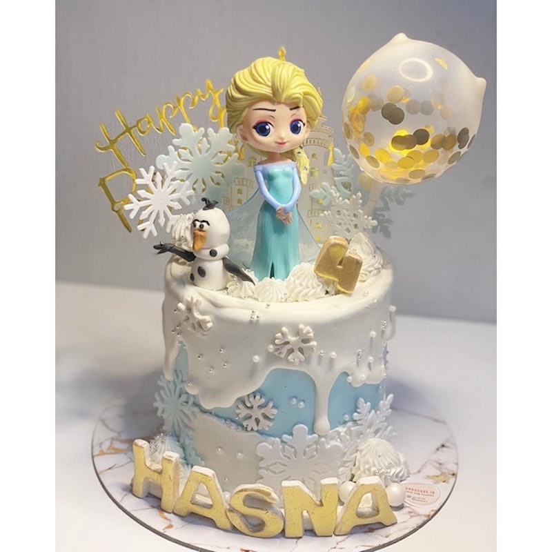 Custom Kue 2 Tingkat Frozen 2