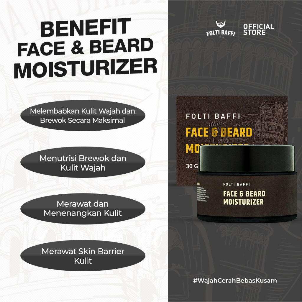 Folti Baffi Folti Baffi Face and Beard Moisturizer 