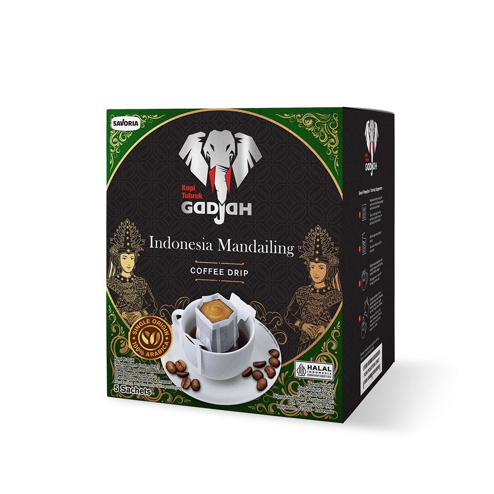 Kopi Tubruk Gadjah Indonesia Mandailing Coffee Drip 1
