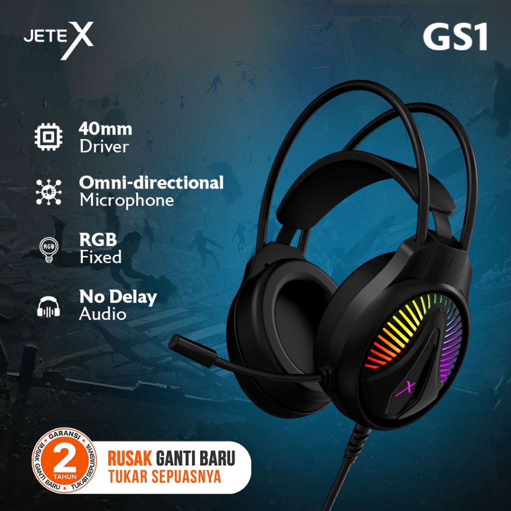 JETE Tenaga Indonesia JETE Headphone Gaming GS1