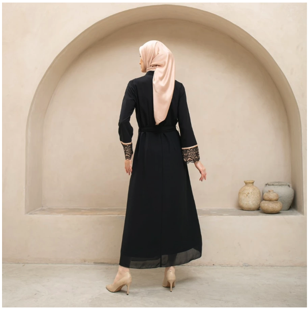 EPC Fashion EPC Gamis Noura Black Midnight Morocco Series