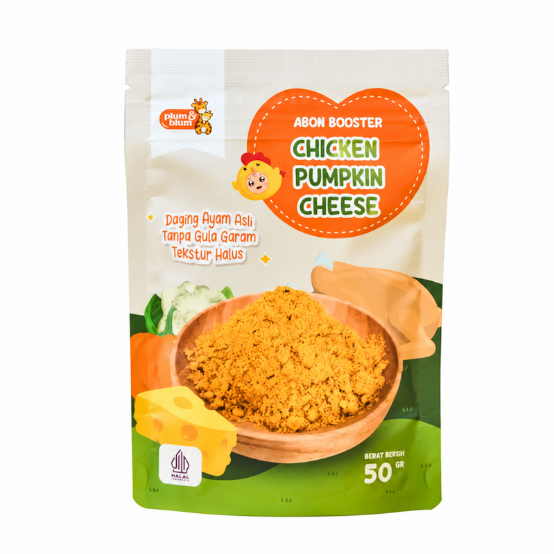 Plum & Blum Abon Booster Chicken Pumpkin Cheese 1