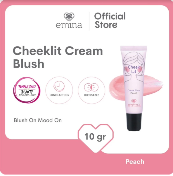 Paragon Technology and Innovation Emina Cheek Lit Cream Blush Peach