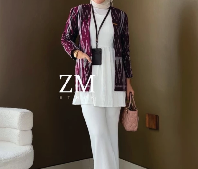  ZM ETNIK Blazer Tenun Diajeng 