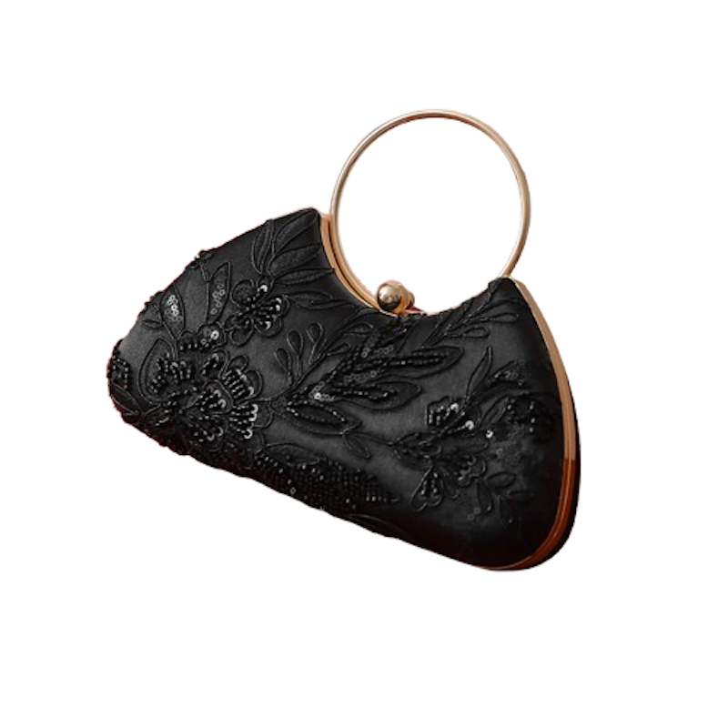 Red Wine Brigitt Clutch Pesta Wanita 1