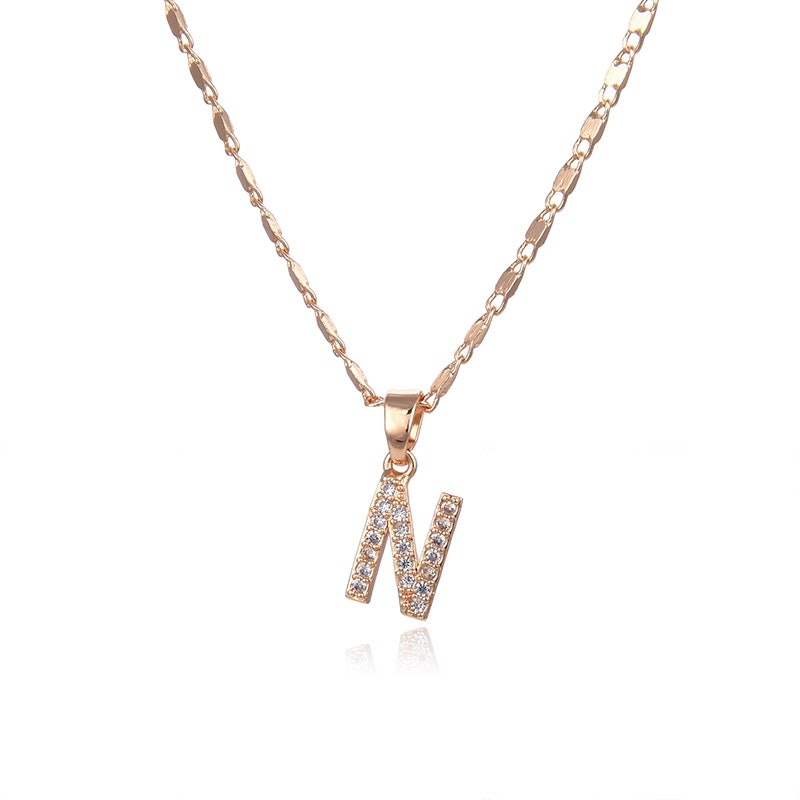 Kalung Titanium Huruf 2