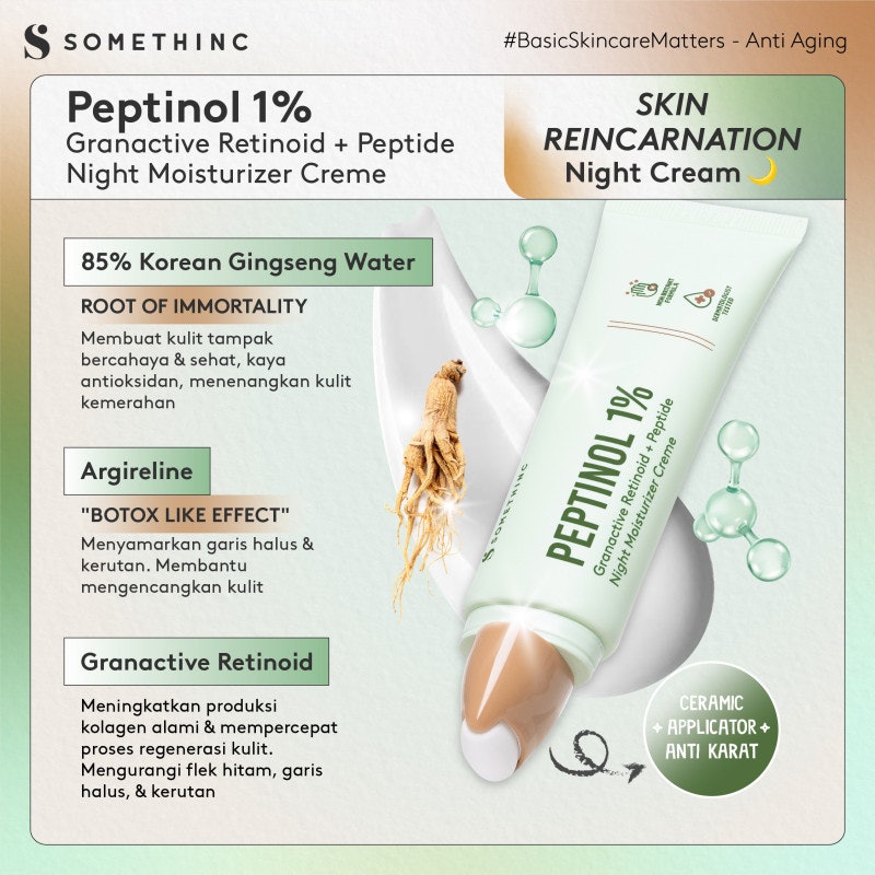 SOMETHINC PEPTINOL Granactive Retinoid + Peptide Night Moisturizer Creme