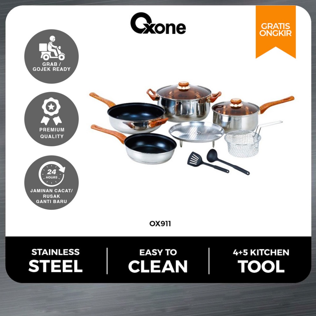 Octa Utama Oxone Basic Cookware Set OX-911
