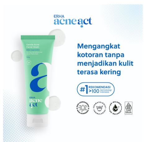 ERHA Clinic Indonesia AcneAct Gentle Acne Facial Wash