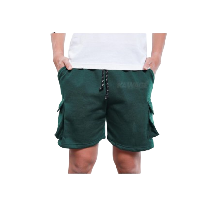 Kawage Celana Pendek Cargo Jumbo Fleece