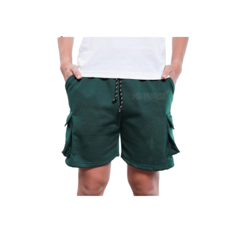 Kawage Celana Pendek Cargo Jumbo Fleece 1