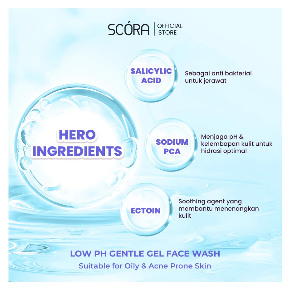  SCORA Salicylic Acid Gentle Low pH Cleanser