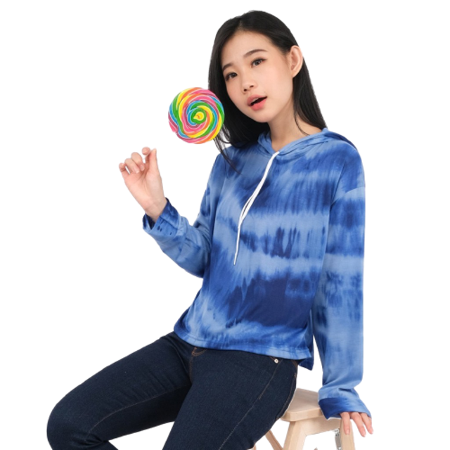 Monellina  Tamora Hoodie Crop Oversize