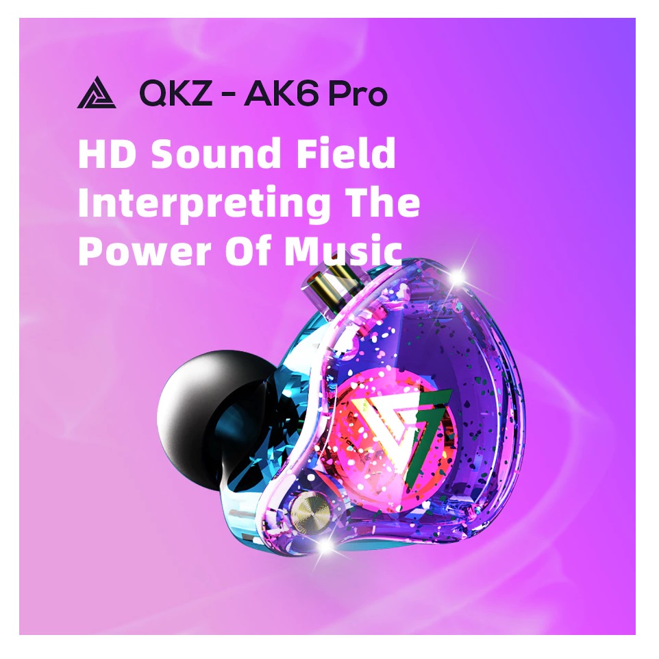 QKZ Audio QKZ® Earphone HiFi  AK6 Pro