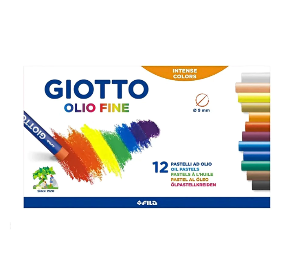 Giotto Olio Fine Oil Pastel 12 Colors 1