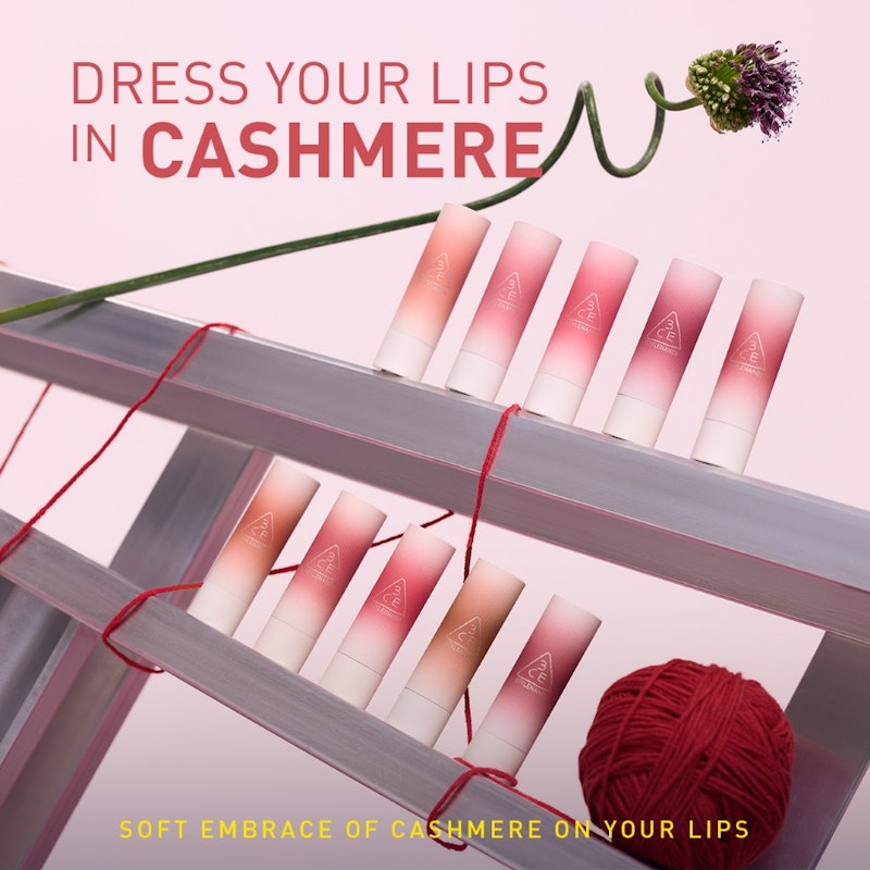 3CE Cashmere Hug Lipstick 01 Oat 3