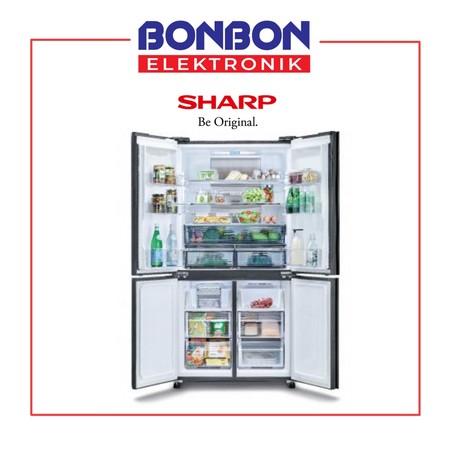 SHARP Electronics SHARP Queen Series Kulkas 4 Pintu SJ-IF91PG-GB
