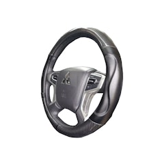 Sarung Setir Mobil Cover Steer Kulit Domba Asli + Carbon