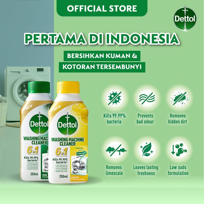 Reckitt Benckiser Indonesia Dettol Washing Machine Cleaner Pine
