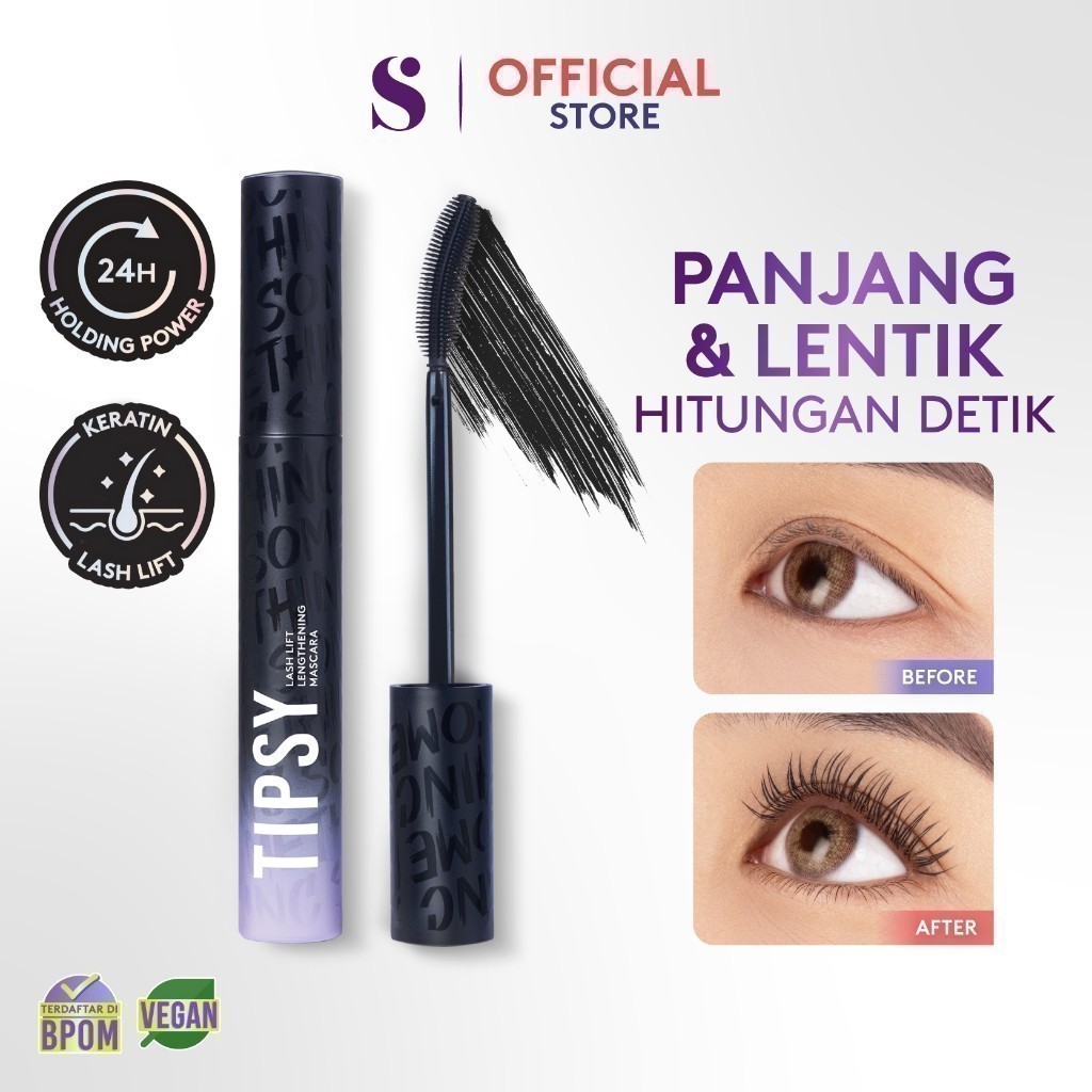 Royal Pesona Indonesia SOMETHINC Tipsy Lash Lift Lengthening Mascara
