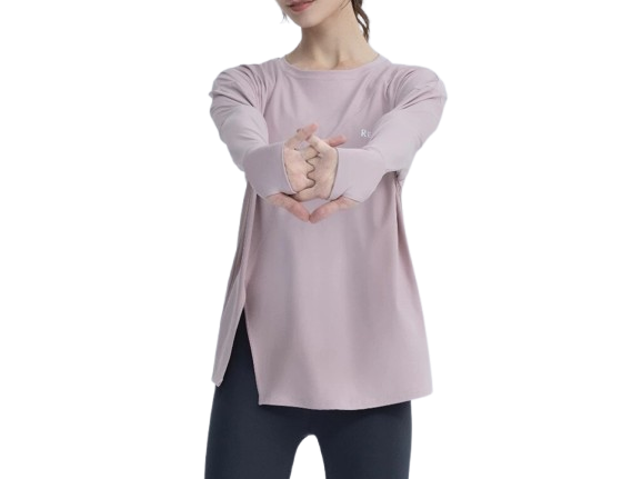 Reytorrm Atasan Olahraga Wanita Lengan Panjang Hijab ｜ CX009