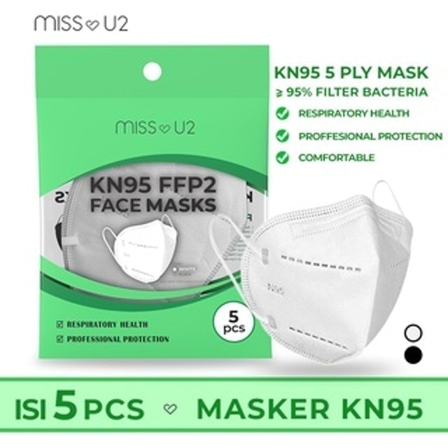 Miss U2 KN95 FFP2 Face Masks
