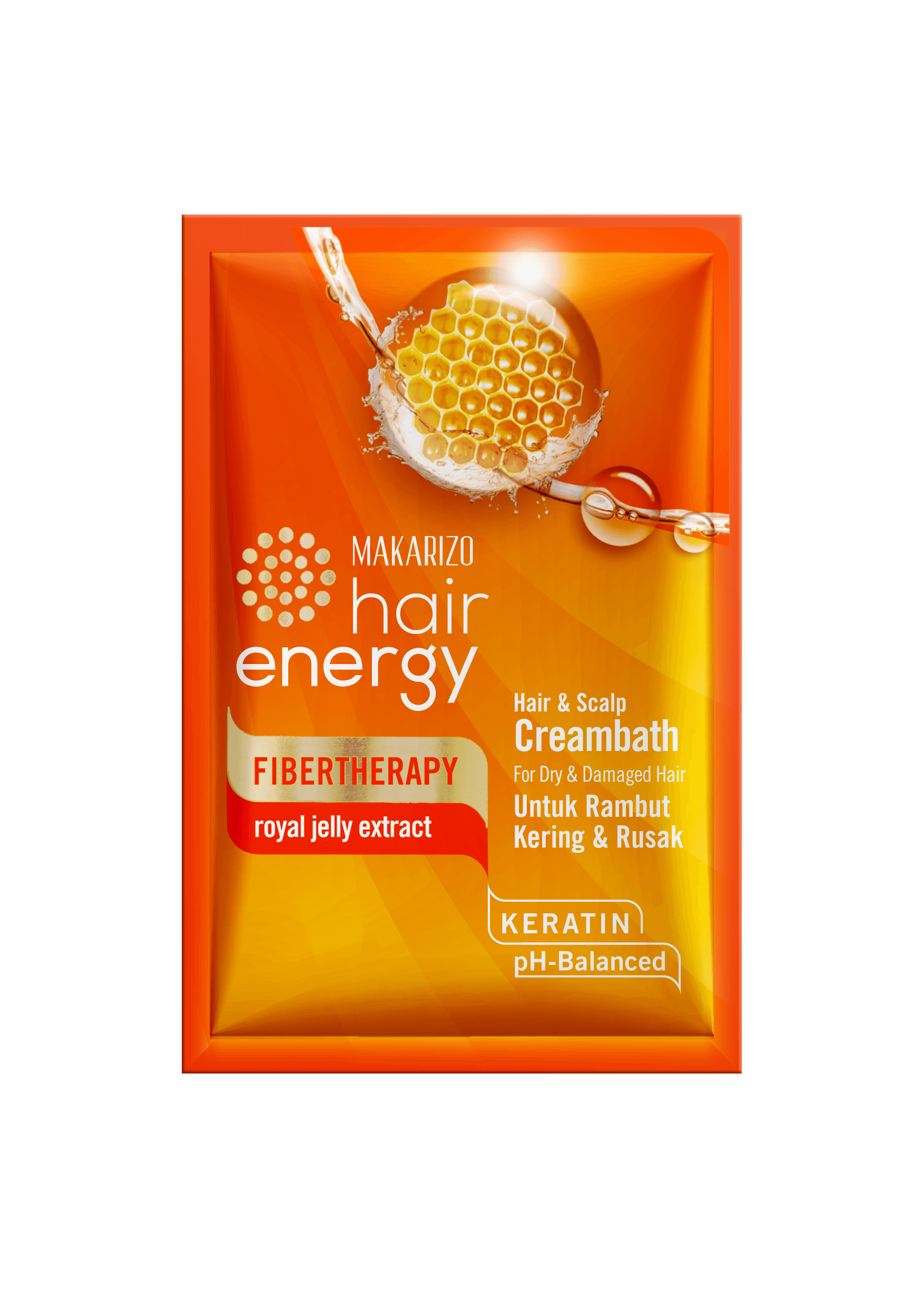 Makarizo Hair Energy Fibertherapy Hair & Scalp Creambath Royal Jelly 3