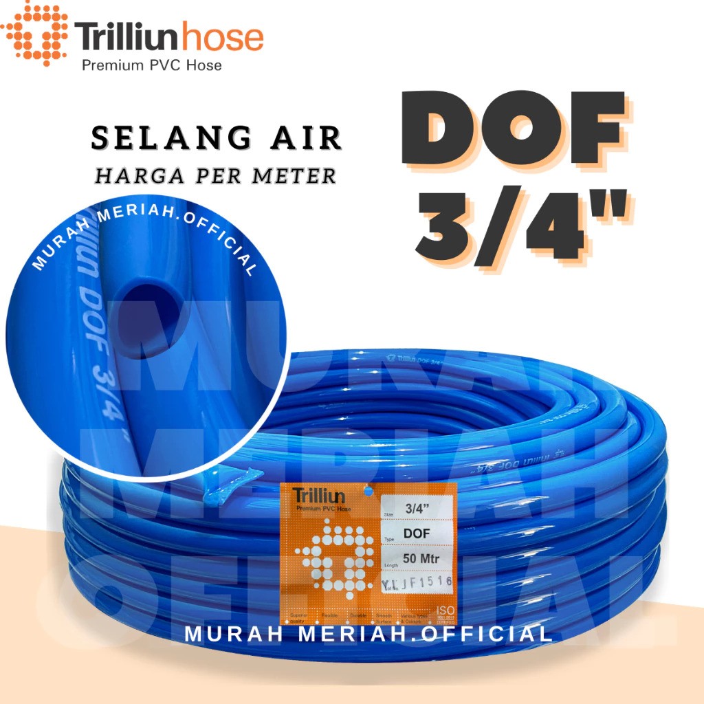 Matahari Putra Makmur Trilliun Selang Air Dof 3/4 Inci
