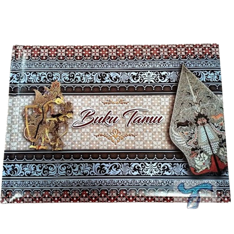 Buku Tamu Hard Cover Motif Batik 1