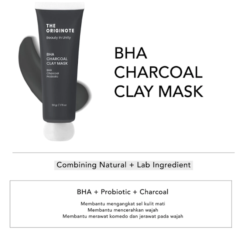 THE ORIGINOTE BHA Charcoal Clay Mask 2