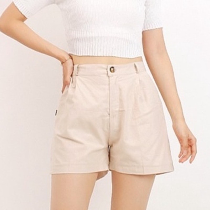 Celana Hotpants Cheleo Cream