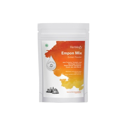 Herbilogy Empon Mix (Red Ginger, Java Turmeric, and Turmeric) Extract Powder
