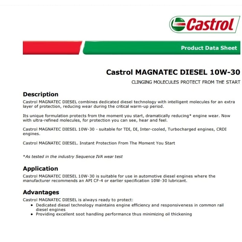 Castrol Diesel MAGNATEC 10W-30 5