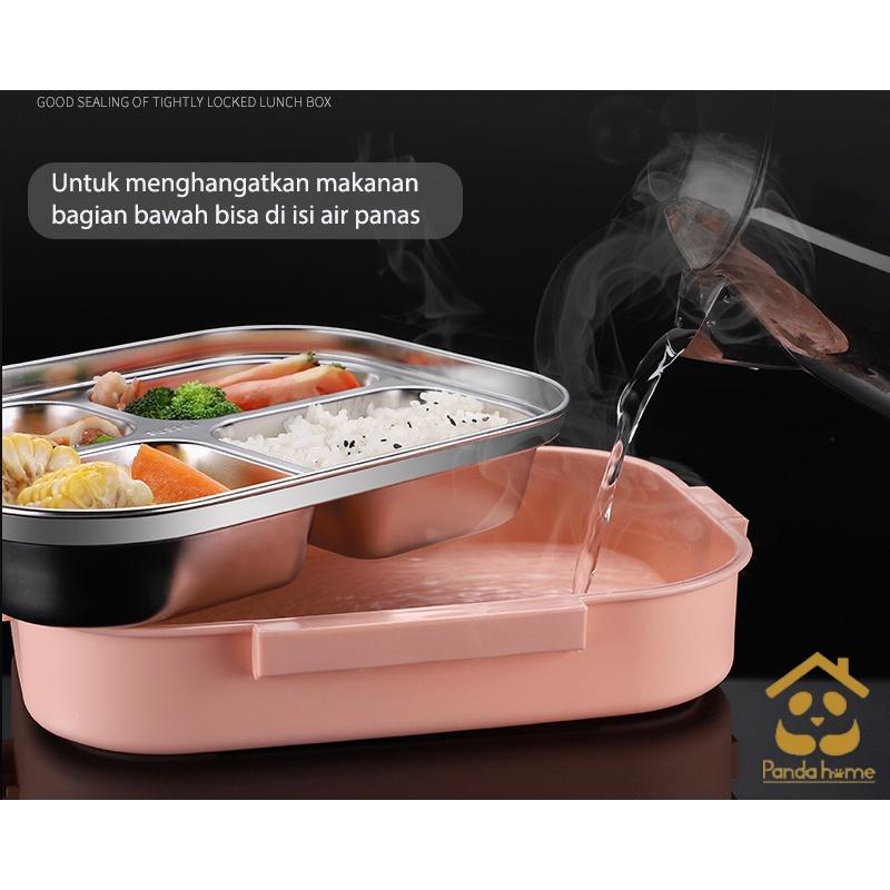  Panda Home Kotak Makan Set 4 Sekat
