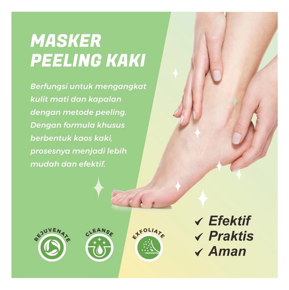 Indotama Glory Vistocare Masker Peeling Kaki Pedicure