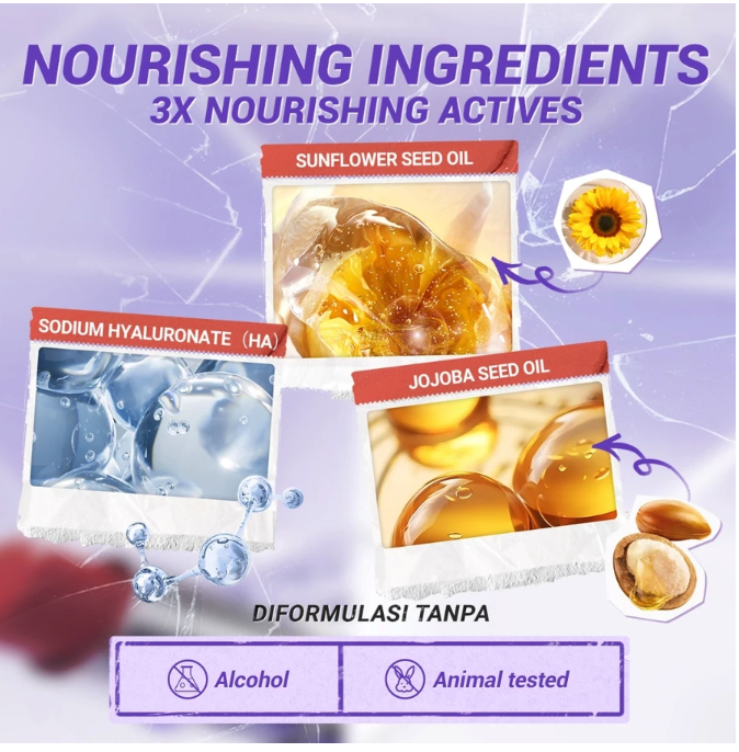 HEBE Beauty Style DAZZLE ME Color Chrome Lip Glaze 01 Foxy Pink