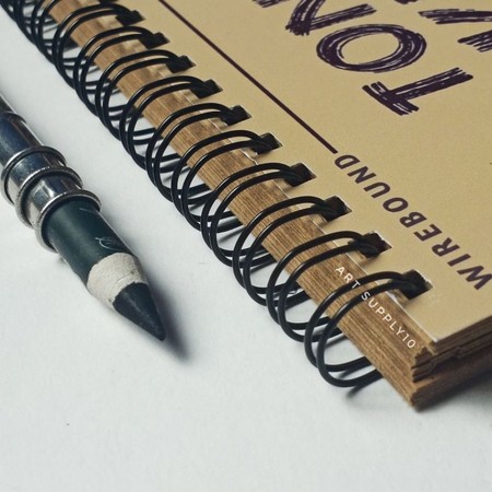 Twin Santana Group Grateful Toned Paper Sketchpad Spiral 