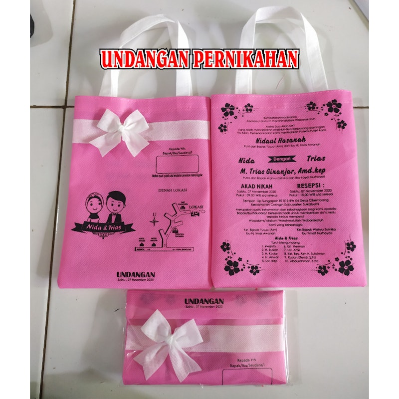 Undangan Pernikahan Tas 4