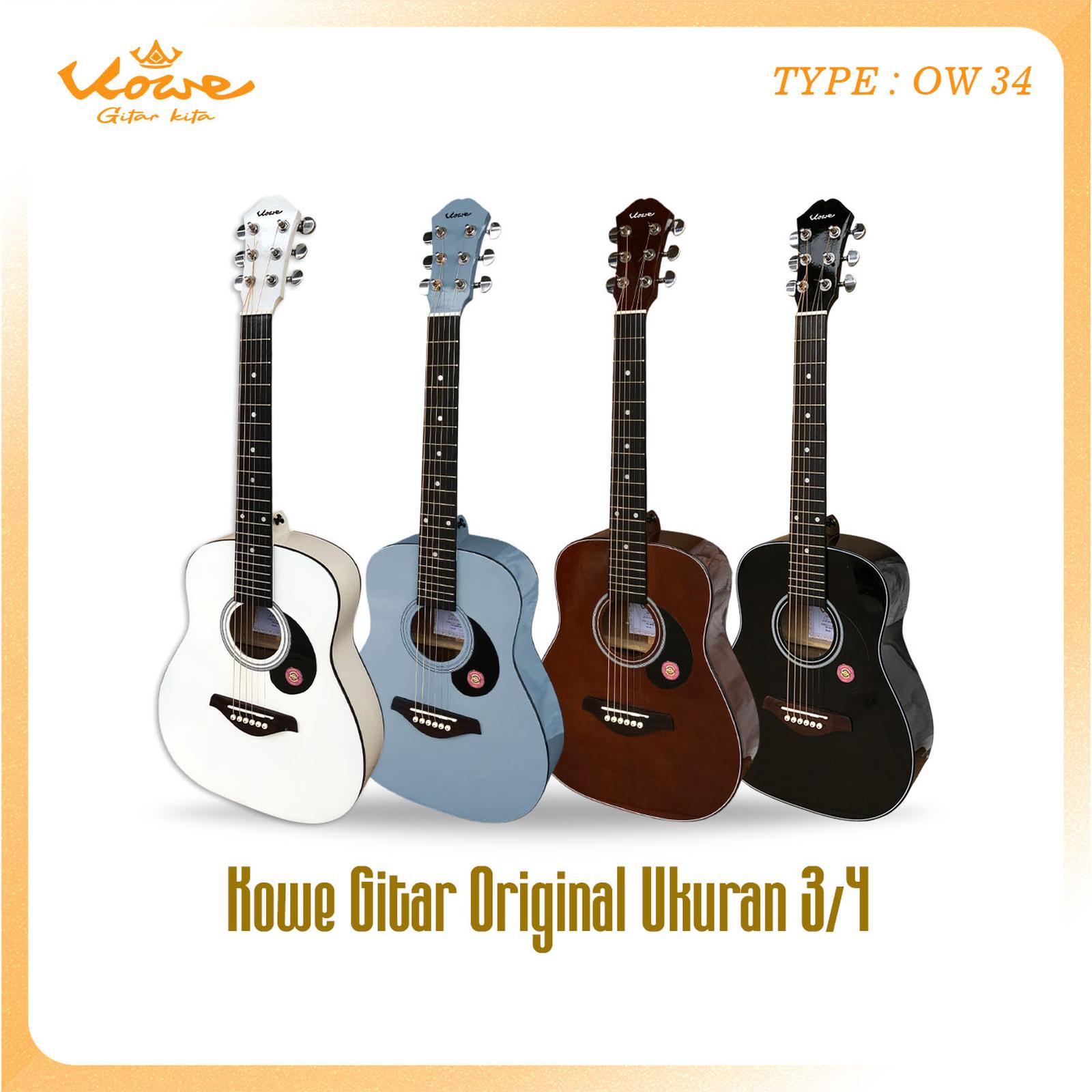 Kowe Gitar 3/4 Akustik Elektrik Equalizer 7545R 5