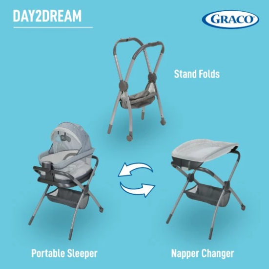 Newell Brands Graco Pack 'n Play Day2Dream Travel Bassinet Playard