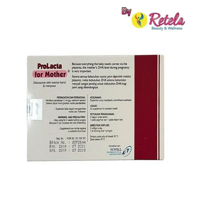 Novell Pharmaceutical Prolacta for Mother