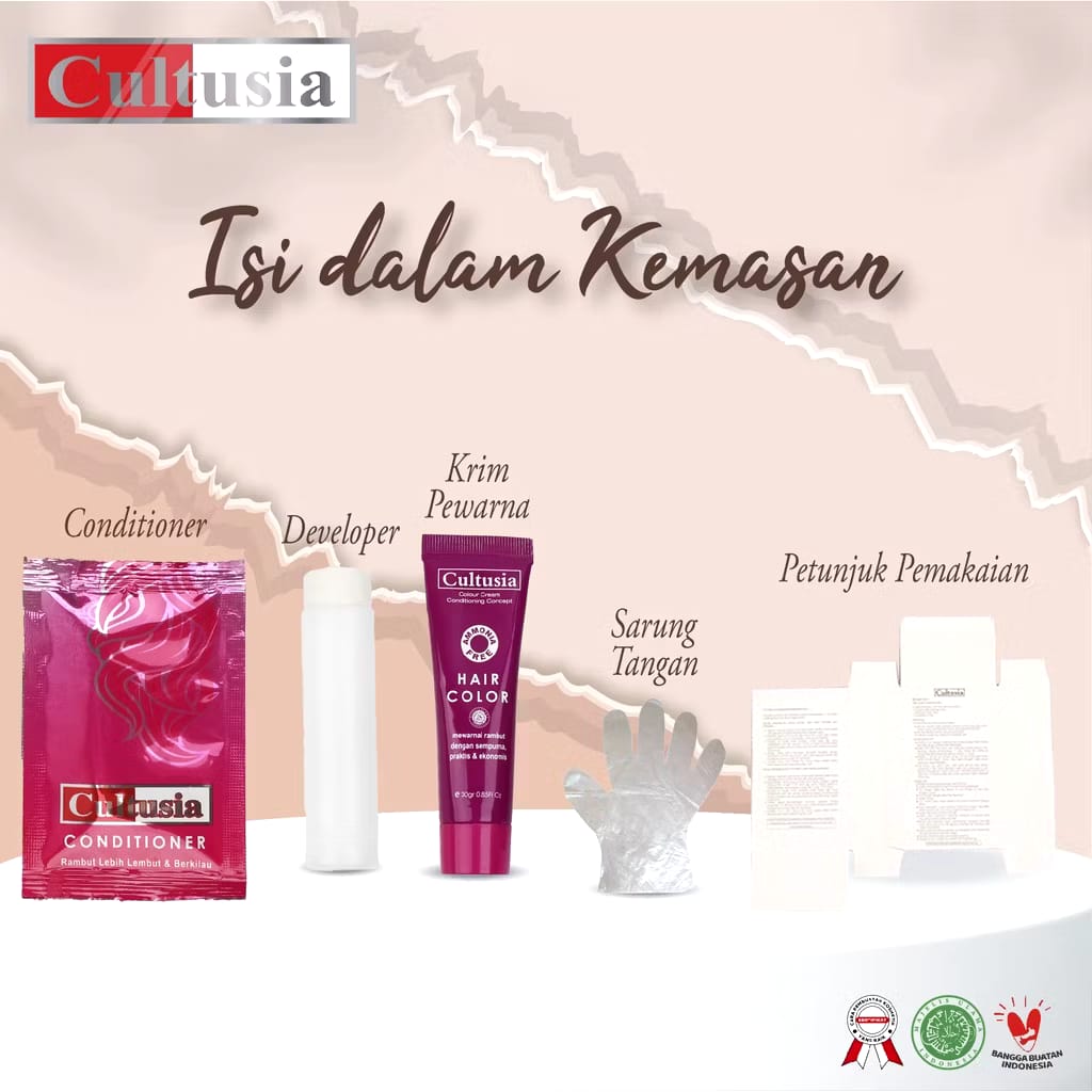 Anugerah Familindo Utama Cultusia Hair Color Black 2/0