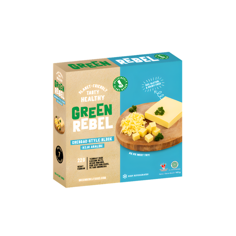 Green Rebel Mozzarella-Style Block Dairy-Free 1