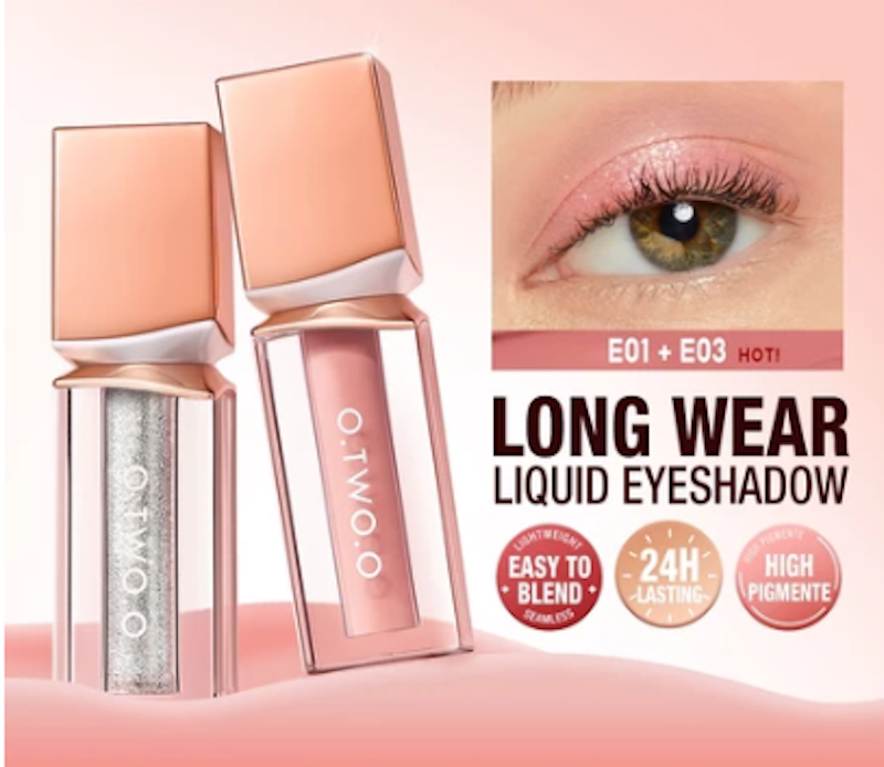 O.TWO.O Eyeshadow Liquid - E03 Throbbing Pink 4