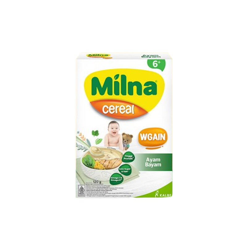 Milna WGAIN Bubur Bayi Ayam Bayam 1