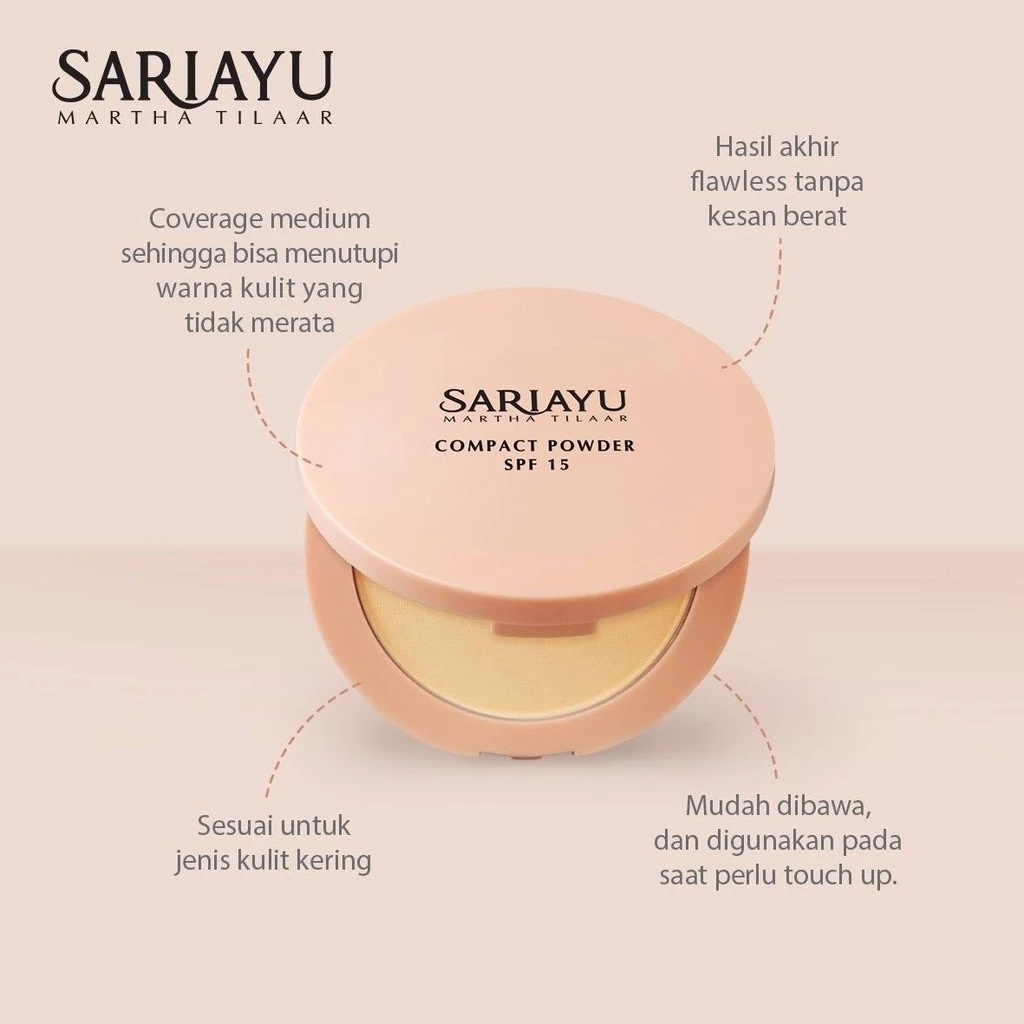 Martina Berto Sariayu Compact Powder SPF 15
