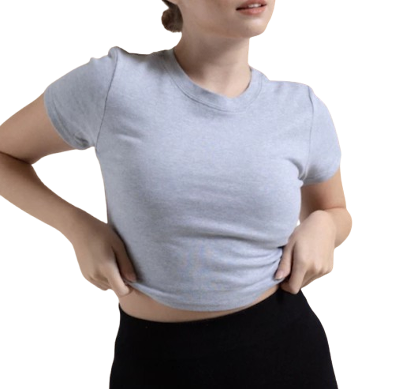 Joybasic Kaos Polos Crop Top Premium Cotton 2