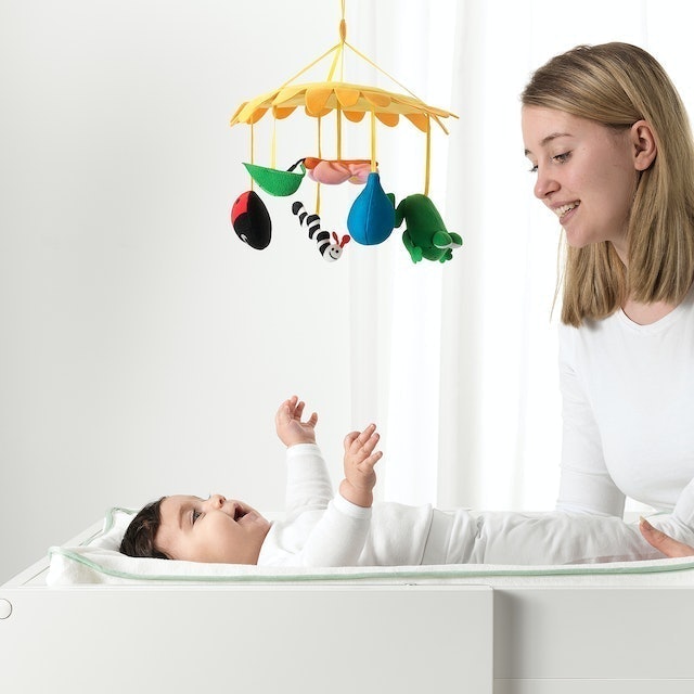 IKEA KLAPPA Mainan gantung, Kuning 603.650.25