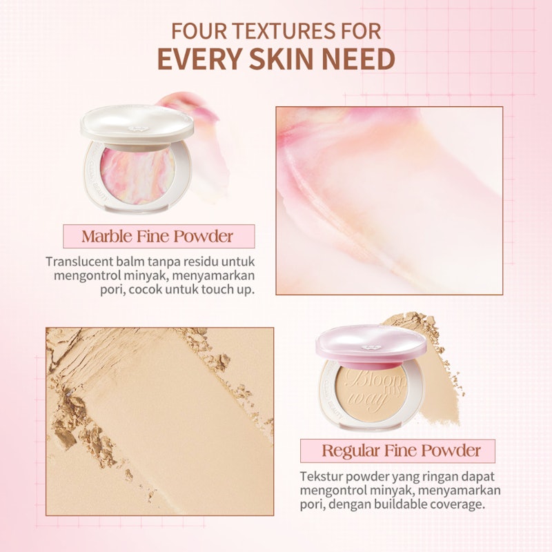 Bloomatte Fine to Refine Compact Powder 05 Pink Marble 4