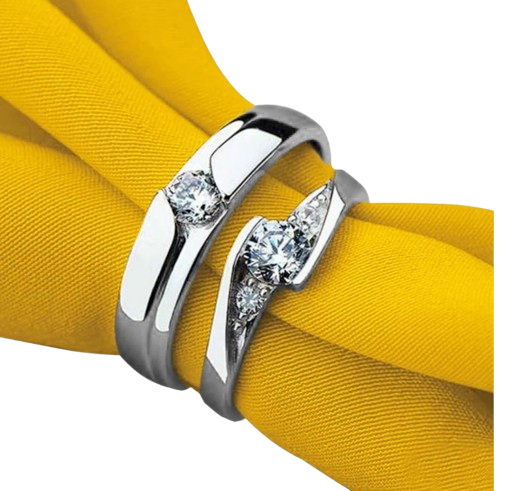 Seo Silver Jewelry Cincin Couple Perak  K-28